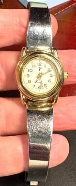 Women's 27mm Two Tone PL Watch, Bracelet Band